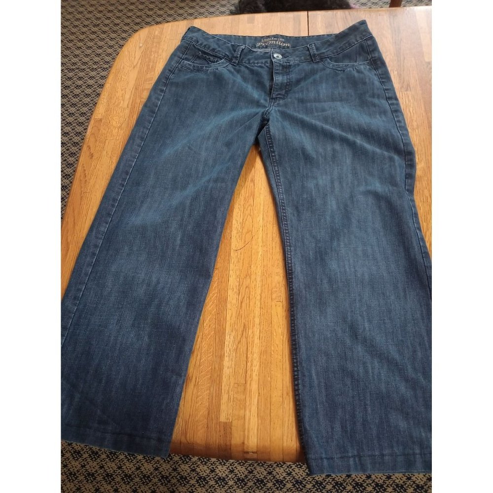 Riders by Lee premium denim blue bootcut Jean women's 16 L